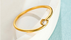 Adjustable Simple Ring for Women's Fashion