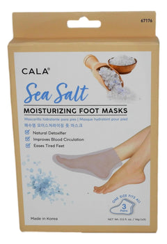 Cala Sea salt moisturizing foot mask 3 count 3 Count