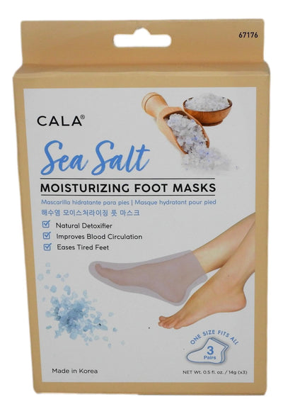 Cala Sea salt moisturizing foot mask 3 count 3 Count