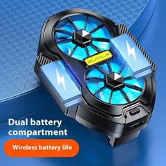 Portable Dual-Fan Phone Cooler