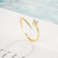 Adjustable Simple Ring for Women's Fashion