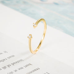 Adjustable Simple Ring for Women's Fashion