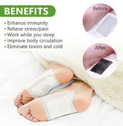 Wormwood Foot Mask - Anti-Fatigue & Sleep Care Foot Patches (10pcs/Bag)
